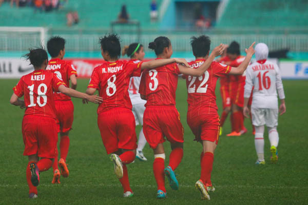 [Photo] Những hình ảnh đẹp trong thắng lợi của nữ Việt Nam ảnh 12