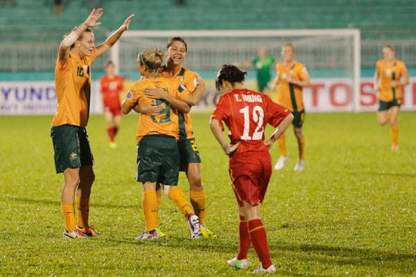 [Photo] Trận “thủy chiến” của nữ Việt Nam với Australia ảnh 15