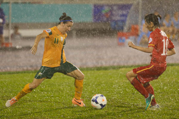 [Photo] Trận “thủy chiến” của nữ Việt Nam với Australia ảnh 11