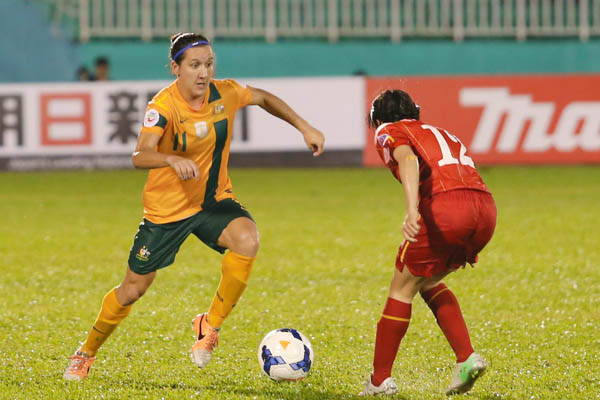 [Photo] Trận “thủy chiến” của nữ Việt Nam với Australia ảnh 13