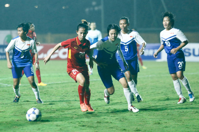 Nhìn lại chiến thắng áp đảo của tuyển nữ Việt Nam trước Singapore ảnh 3