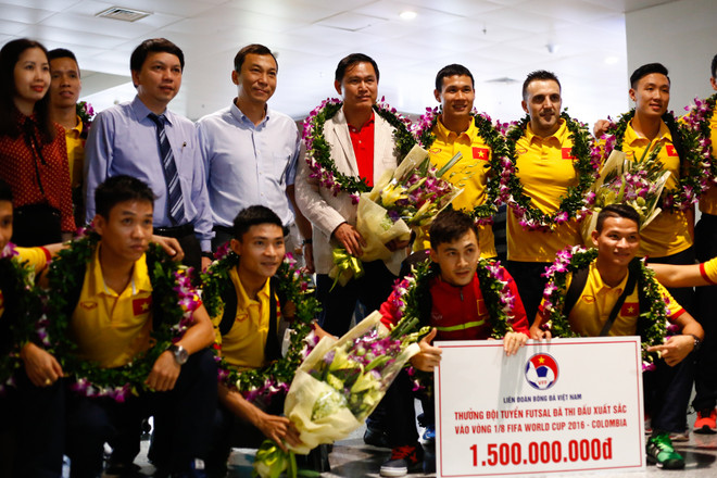 VFF đón tuyển Futsal Việt Nam bằng món tiền thưởng 1,5 tỷ đồng ảnh 1
