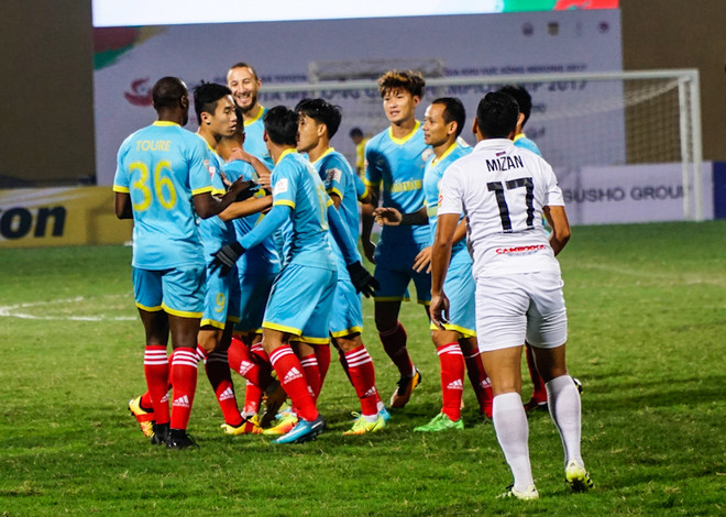 Sanna Khánh hòa chia điểm với đội bóng Campuchia tại Mekong Cup ảnh 7