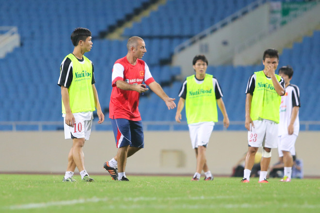 [Photo] Australia giấu bài triệt để, U19 Việt Nam công khai mọi vũ khí ảnh 8