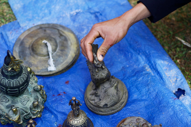 [Photo] Hòa Bình: Lễ Khai hạ Mường Bi tấp nập ngày mở hội ảnh 8