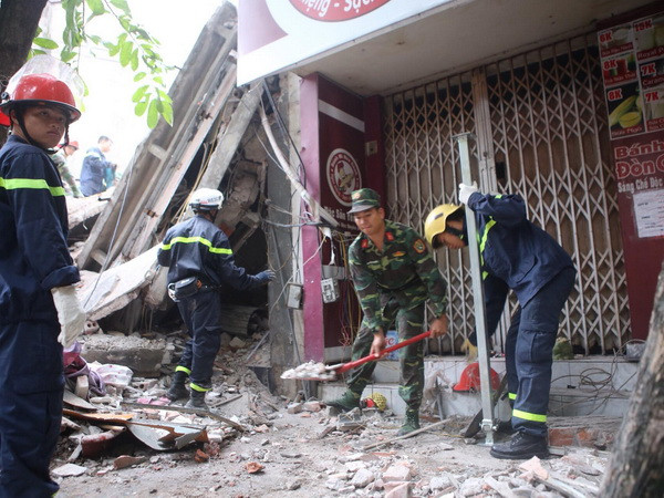 Vụ sập nhà ở Cửa Bắc: Đã xác định được nguyên nhân ban đầu ảnh 1