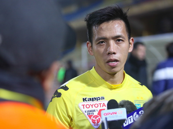 Văn Quyết cũng từng là tuyển thủ U19 Việt Nam trước khi lên chơi ở tuyển quốc gia. (Ảnh: Minh Chiến/Vietnam+) Văn Quyết khen ngợi Công Phượng và đối thủ Hoàng Anh Gia Lai ảnh 1