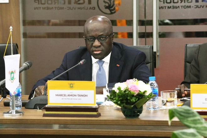 Bộ trưởng Ngoại giao Cộng hòa Côte d'Ivoire thăm và làm việc tại T&T ảnh 2