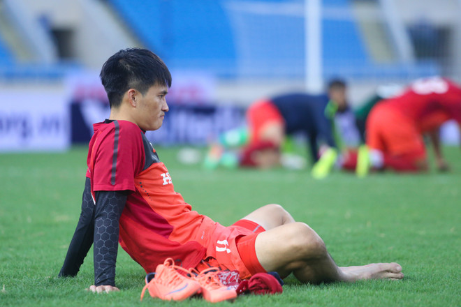 [Photo] Tuyển Việt Nam rèn dứt điểm, chờ quyết đấu Palestine ảnh 7