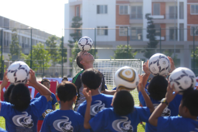 [Photo] Tưng bừng ngày hội bóng đá trẻ ở Bình Dương ảnh 5