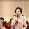 PGS.TS Bùi Thị An-Đại biểu đoàn phụ nữ Hà Nội, Chủ tịch Hội Nữ trí thức Hà Nội. (Ảnh: Thanh Hương/TTXVN)
