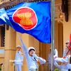 Trang trọng Lễ thượng cờ kỷ niệm 58 năm Ngày thành lập ASEAN