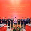 Hội đàm giữa Ủy ban Trung ương Mặt trận Tổ quốc Việt Nam và Chính hiệp toàn quốc Trung Quốc tổ chức tại Hà Nội chiều nay 8/6. (Ảnh: Hoài Nam/Vietnam+)