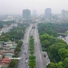 Tuyến đường Vành đai 1, thành phố Hà Nội sẽ cấm xe máy xăng lưu thông từ ngày 1/7/2026. (Ảnh: Hoài Nam/Vietnam+)