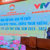 Bà Nguyễn Thị Thu Hà Phó Chủ tịch, Tổng Thư ký Ủy ban Trung ương Mặt trận Tổ quốc Việt Nam phát biểu tại cuộc họp. (Ảnh: Hoài Nam/Vietnam+)