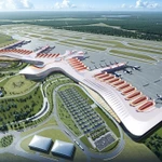 Phối cảnh nhà ga T2, Cảng Hàng không quốc tế Phú Quốc. (Ảnh: PV/Vietnam+)