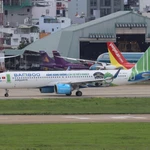 Các hãng hàng không Việt Nam đang chịu tác động về chi phí nhiên liệu do ảnh hưởng xung đột từ Trung Đông. (Ảnh: PV/Vietnam+)