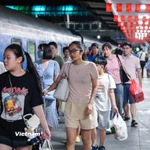 Ngành Đường sắt đã điều chỉnh tăng giá cước do biến động nhiên liệu. (Ảnh: Việt Hùng/Vietnam+)