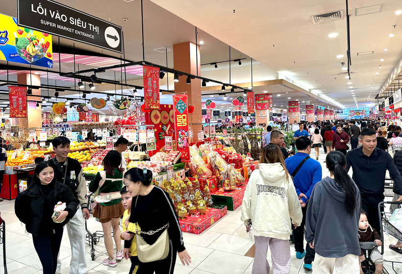 Thị trường nội địa đóng vai trò quan trọng trong việc hỗ trợ nền kinh tế. (Ảnh: Đức Duy/Vietnam+)