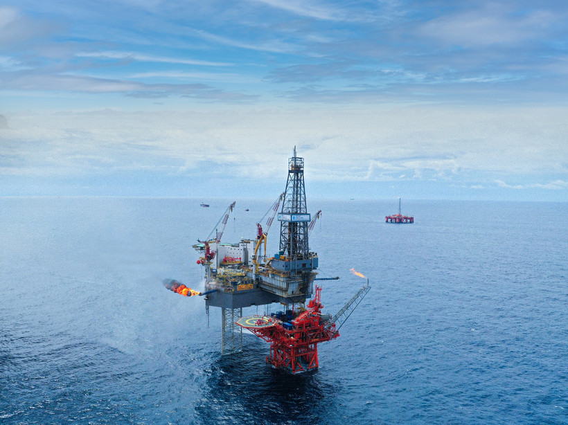 Dự án Đại Hùng giai đoạn 3 đón dòng dầu kỹ thuật đầu tiên vào cuối tháng 10/2024. (Ảnh: PV/Vietnam+)