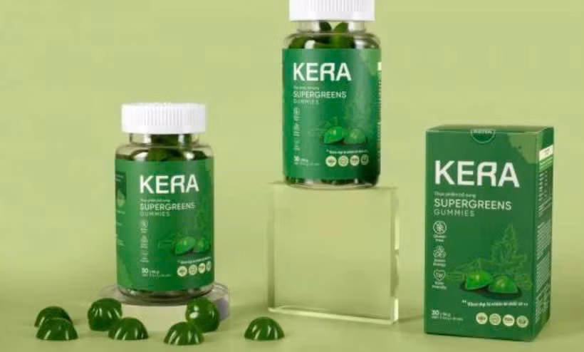 Sản phẩm kẹo rau củ kera. (Ảnh: PV/Vietnam+)