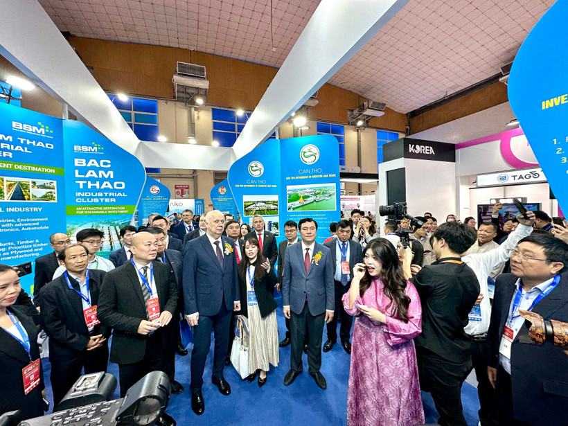 Vietnam Expo đã trở thành một trong những sự kiện xúc tiến thương mại quan trọng và có ý nghĩa với ngành Công Thương. (Ảnh: Đức Duy/Vietnam+)