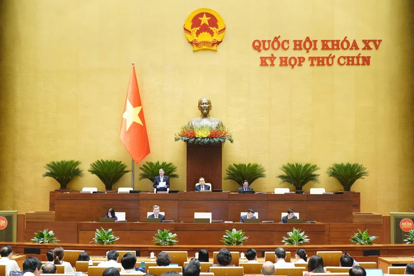 Kỳ họp thứ 9, Quốc hội khóa XV. (Ảnh: quochoi.vn)