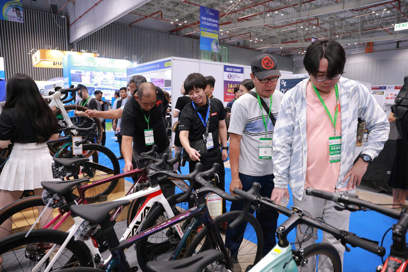 Vietnam Cycle Expo 2025 sẽ diễn ra từ ngày 148/ đến 16/8 tại Nhà B, Trung tâm Hội chợ & Triển lãm Sài Gòn (SECC), số 799 Nguyễn Văn Linh, quận 7, Thành phố Hồ Chí Minh. (Ảnh: PV/Vietnam+