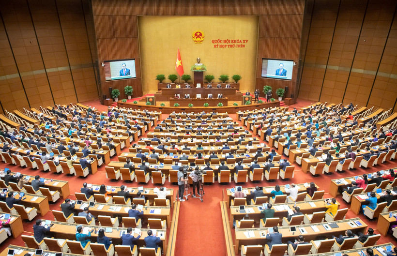 Kỳ họp lần thứ 9, Quốc hội khóa XV. (Nguồn: TTXVN)