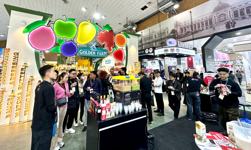 Food & Hospitality 2025 quy tụ hơn 180 đơn vị trưng bày đến từ 24 quốc gia và vùng lãnh thổ, trên tổng diện tích 6.000m². (Ảnh: Đức Duy/Vietnam+)