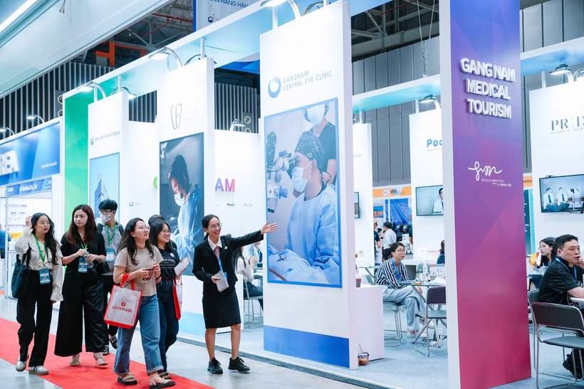 Vietnam Medipharm Expo 2025 sẽ diễn ra từ ngày 31/07 đến 02/08 tại Trung tâm Hội chợ & Triển lãm Sài Gòn (SECC). (Ảnh: PV/Vietnam+)