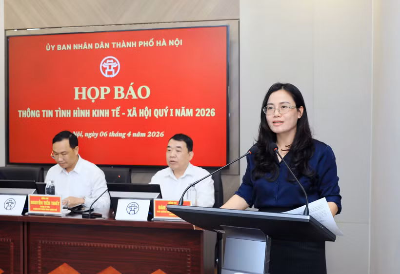 Lãnh đạo Sở Tài chính Hà Nội thông tin về tình hình kinh tế-xã hội quý 1/2026