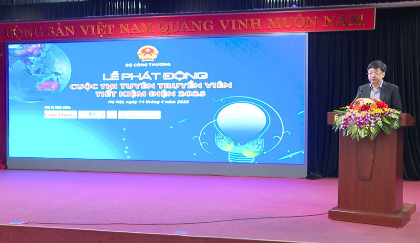 Bộ Công Thương tổ chức Lễ phát động Cuộc thi Tuyên truyền viên Tiết kiệm điện năm 2025 trên toàn quốc. (Ảnh: Đức Duy/Vietnam+)