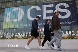 Trung tâm hội nghị, nơi diễn ra triển lãm điện tử tiêu dùng CES 2026, ở Las Vegas, Nevada, Mỹ. (Nguồn: Yonhap/TTXVN)