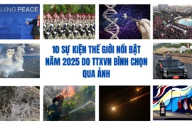10 sự kiện thế giới nổi bật năm 2025 do TTXVN bình chọn qua ảnh