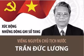 Xúc động những dòng ghi sổ tang viếng nguyên Chủ tịch nước Trần Đức Lương