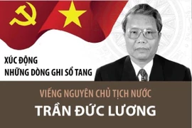 Xúc động những dòng ghi sổ tang viếng nguyên Chủ tịch nước Trần Đức Lương