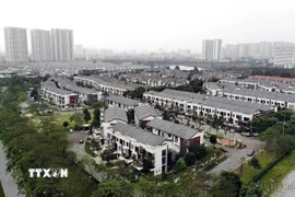 Các dự án chung cư cao cấp trong Khu đô thị Gamuda Gaderns tại Hà Nội do Tập đoàn bất động sản Malaysia – Gamuda Land đầu tư. (Ảnh: Danh Lam/TTXVN)