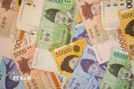 Đồng won của Hàn Quốc. (Nguồn: freepik/TTXVN)