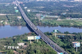 Cao tốc Thành phố Hồ Chí Minh-Long Thành-Dầu Giây. (Ảnh: Hồng Đạt/TTXVN)