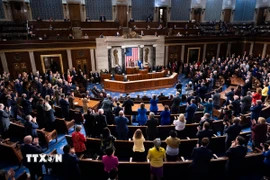 Quang cảnh một phiên họp Quốc hội Mỹ ở Washington, DC. (Nguồn: AFP/TTXVN)