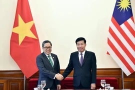 Ủy viên Trung ương Đảng, Thứ trưởng Ngoại giao Nguyễn Mạnh Cường và Phó Tổng thư ký Bộ Ngoại giao Malaysia Dato’ Ahmad Rozian Abd Ghani đồng chủ trì kỳ họp Đối thoại chiến lược quan chức cấp cao Việt Nam-Malaysia lần thứ 3. (Nguồn: Báo Quốc tế)