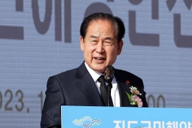 Ông Kim Hee-soo, Chủ tịch huyện Jindo. (Nguồn: Yonhap)