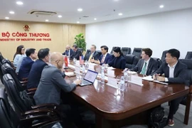 Quang cảnh cuộc làm việc giữa Bộ Công Thương Việt Nam và Bộ Nông nghiệp Hoa Kỳ. (Nguồn: Bộ Công Thương)