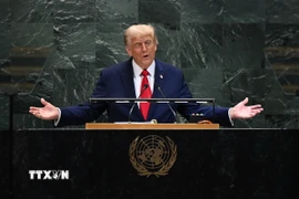 Tổng thống Mỹ Donald Trump. (Nguồn: THX/TTXVN)
