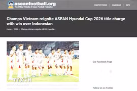 ASEAN Football bình luận: "Chiến thắng 3-0 có thể khiến nhiều người bất ngờ, nhưng những ai theo dõi trận đấu đều thấy Việt Nam hoàn toàn xứng đáng giành trọn 3 điểm. (Ảnh: TTXVN phát)