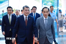 Trong khuôn khổ Hội nghị Ngoại giao lần thứ 33 diễn ra tại Hà Nội, sáng 4/8/2026, Thủ tướng Lê Minh Hưng dự và phát biểu tại Phiên toàn thể với chủ đề: Ngoại giao phục vụ phát triển đất nước trong tình hình mới “Tư duy đột phá-Hành động quyết liệt-Kết quả thực chất.” (Ảnh: Dương Giang/TTXVN)