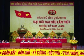 Khai mạc Đại hội Đảng bộ tỉnh Quảng Trị lần thứ I