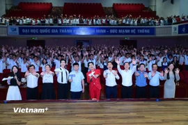 Quang cảnh buổi lễ phát động cuộc thi. (Nguồn: Vietnam+)