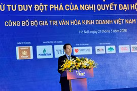 Phó Thủ tướng Chính phủ Mai Văn Chính phát biểu tại sự kiện. (Ảnh: Phương Lan/TTXVN)